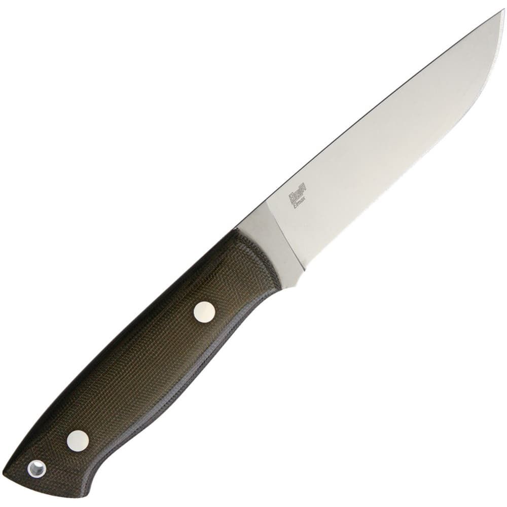 BRISA Knives アウトドアナイフ TRAPPER 115 グリーンマイカルタ Elmax フラットグラインド 専用シース付き 075 -  メルカリ