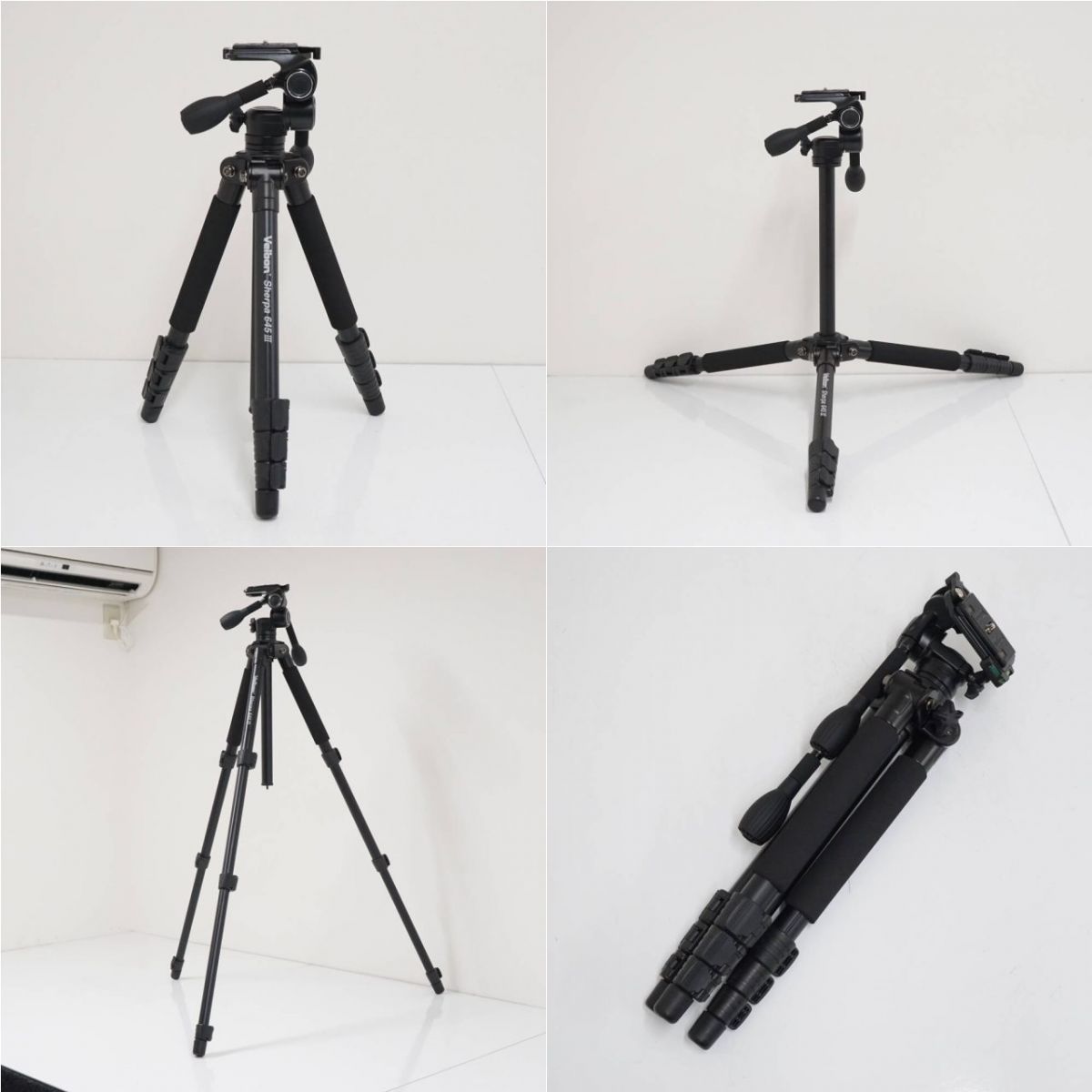 Velbon Sherpa 645III 中型アルミ製三脚 USED美品 ベルボン Velbon Sherpa 645III 中型アルミ製三脚 USED美品 ベルボン