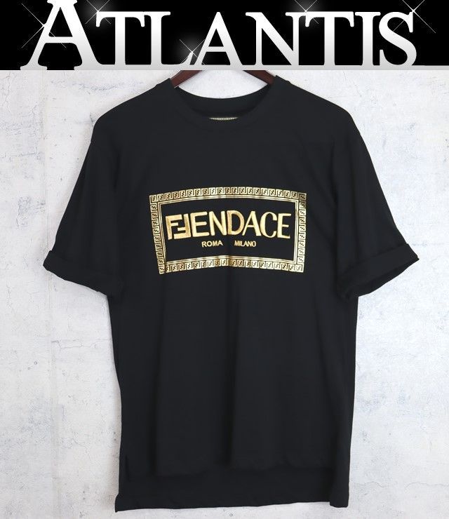 広尾店】フェンディ FENDI x VERSACE 2022SS フェンダーチェ Tシャツ 