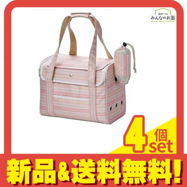 マルカン うさぎのおでかけバッグ L ピンク MR-627 1セット 4個セット