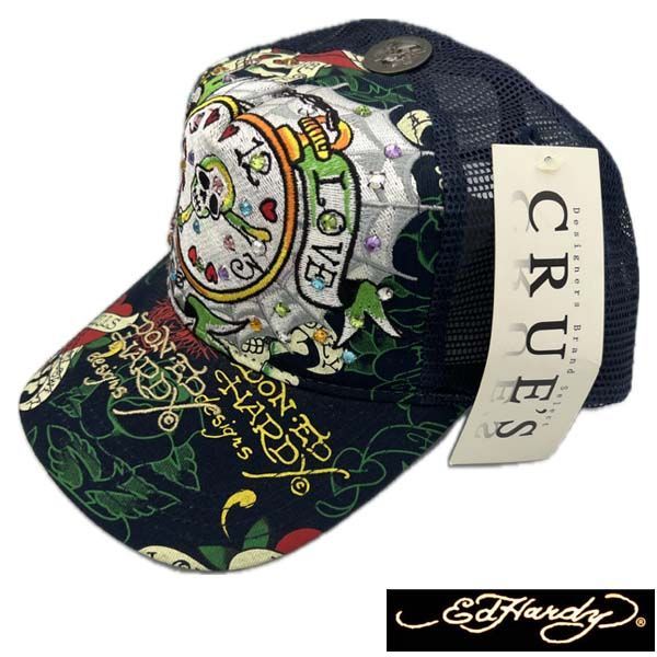 希少✨Ed Hardy エドハーディー Disney Sea コラボキャップ 新品】希少エドハーディ ディズニーシー D24 キャップ - メルカリ