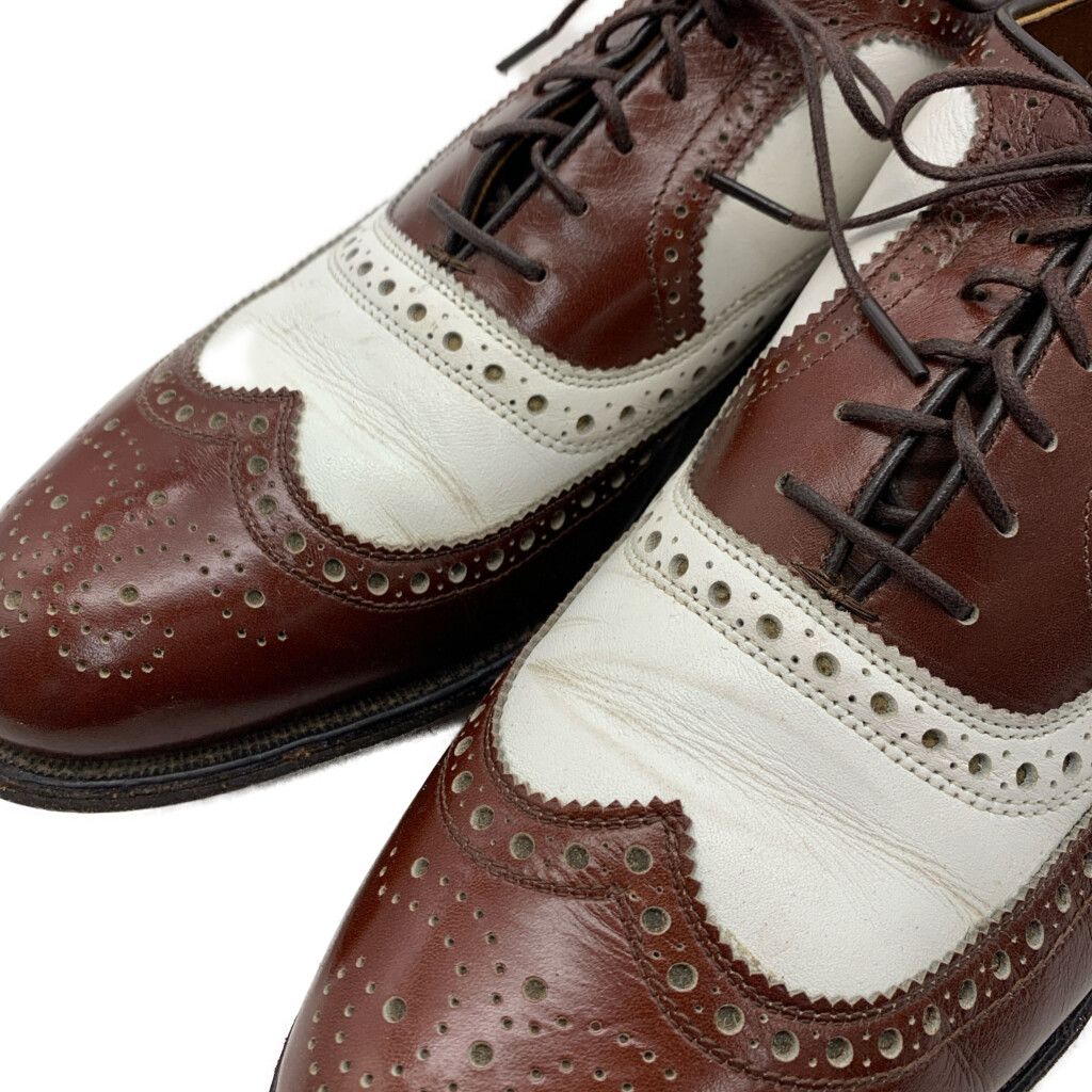 箱付き 80年代 USA製 Allen Edmonds アレンエドモンズ ウィングチップ