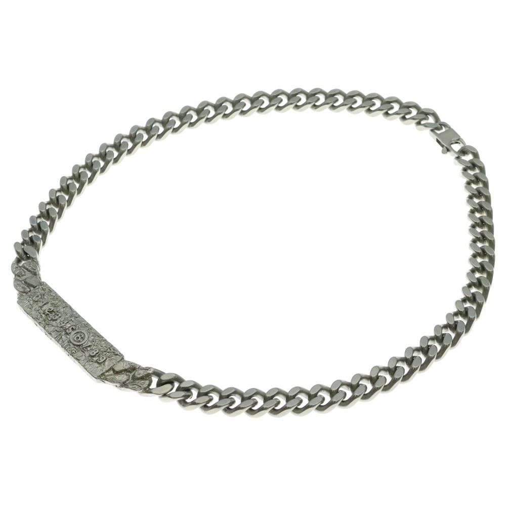 MM6 Maison Margiela エムエムシックスメゾンマルジェラ ナンバーロゴプレート チェーンネックレス シルバー