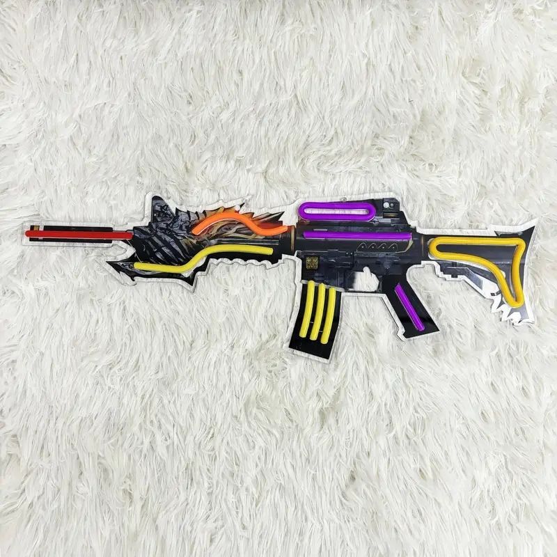 New最安値セール】 AK47型看板 LEDネオンサイン ・レトロ