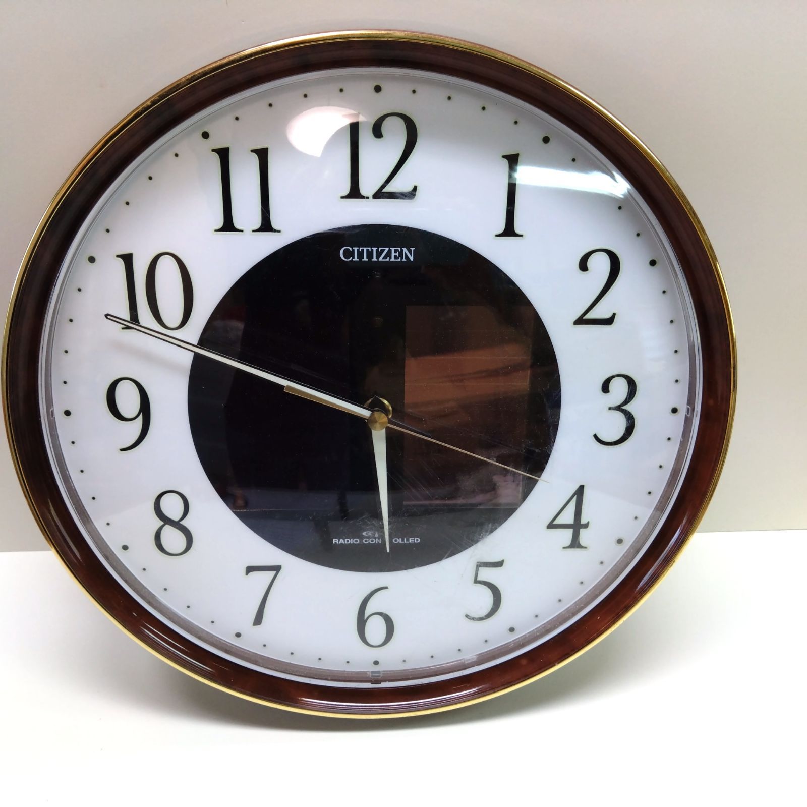 722713 【動作確認済み◎】 CITIZEN シチズン 掛け時計 電波時計