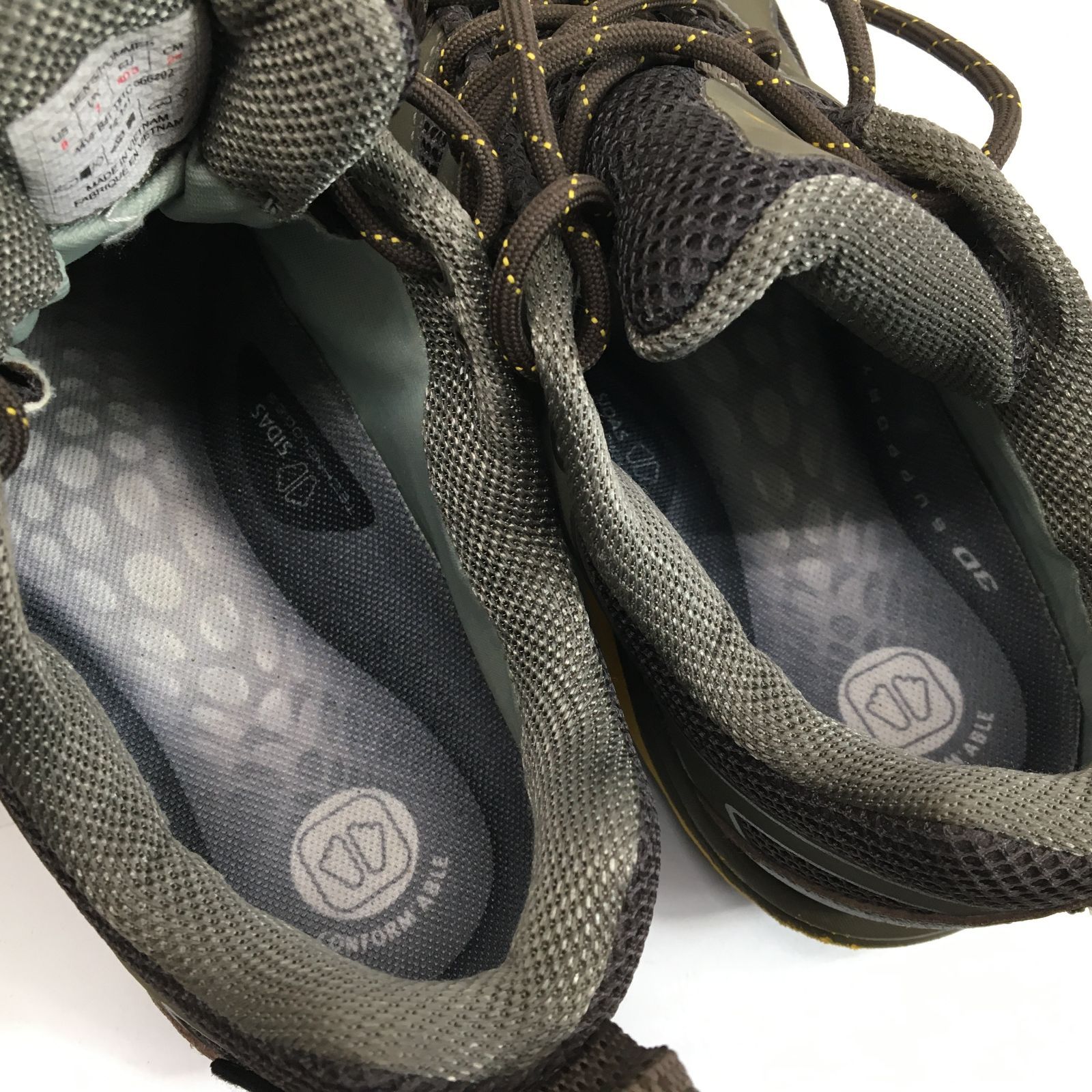 最終価格 THE NORTH FACE ザノースフェイス トレッキングシューズ HEDGEHOG GUIDE GTX 26cm コーヒーブラウン×イエロー NF01331 24f菊DO