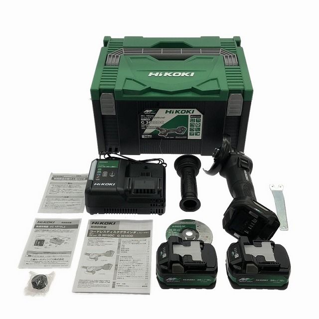 ♭♭HiKOKI ハイコーキ 100mm コードレスディスクグラインダ　本体のみ　2020.12製造 G3610DA HiKOKI(ハイコーキ) G3610DC(2XPBZ) 36V充電式100mmコードレス