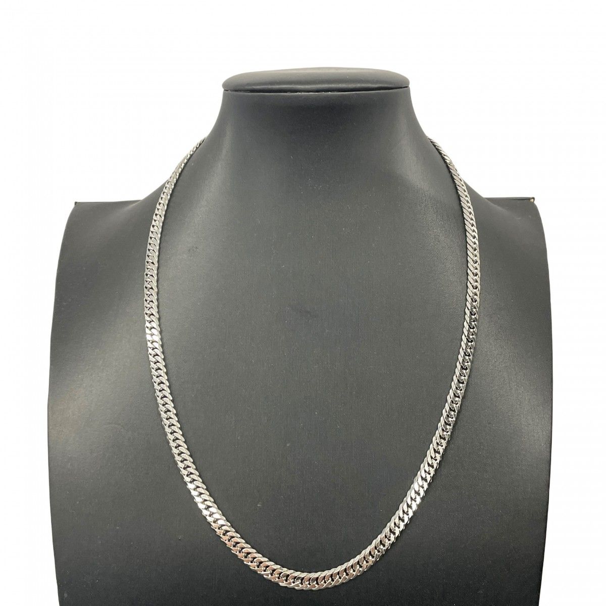 5khd319】喜平 ネックレス Pt850 プラチナ 6面 ダブル 50.9cm 51.3g  