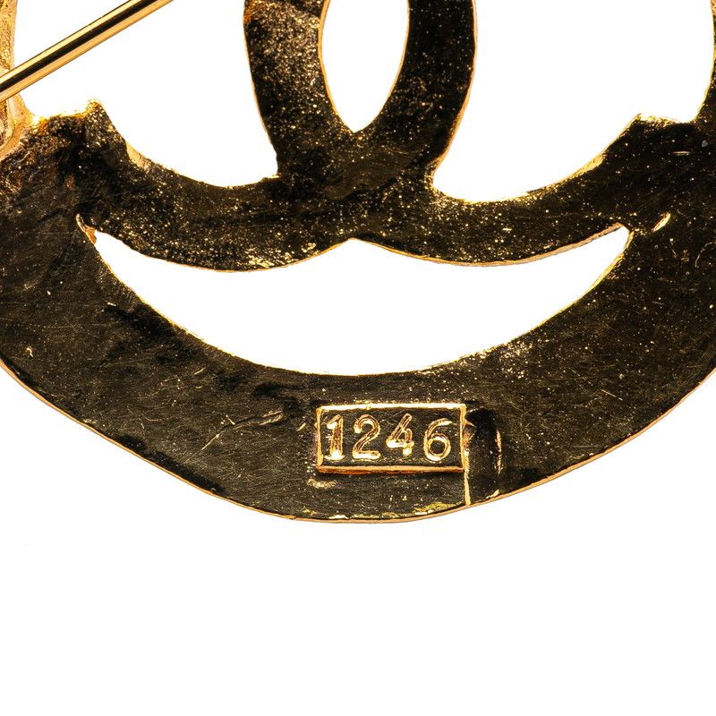 シャネル ヴィンテージ ココマーク ゴールド メッキ レディース CHANEL  