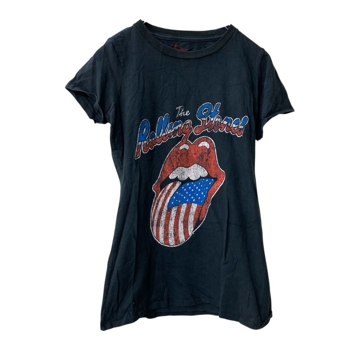 THE ROLLING STONES 半袖 プリントTシャツ M ブラック ザローリング 