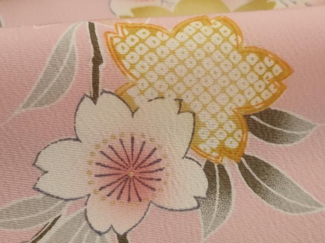 平和屋着物□小振袖 二尺袖 枝桜 洗える着物 AAAV3429sx 楽天市場】