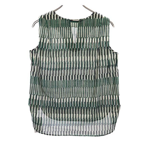 送料無料の通販 未使用 シップス ストライプ柄 ノースリーブ ブラウス ONE SIZE シャツ+ブラウス(半袖+袖なし)