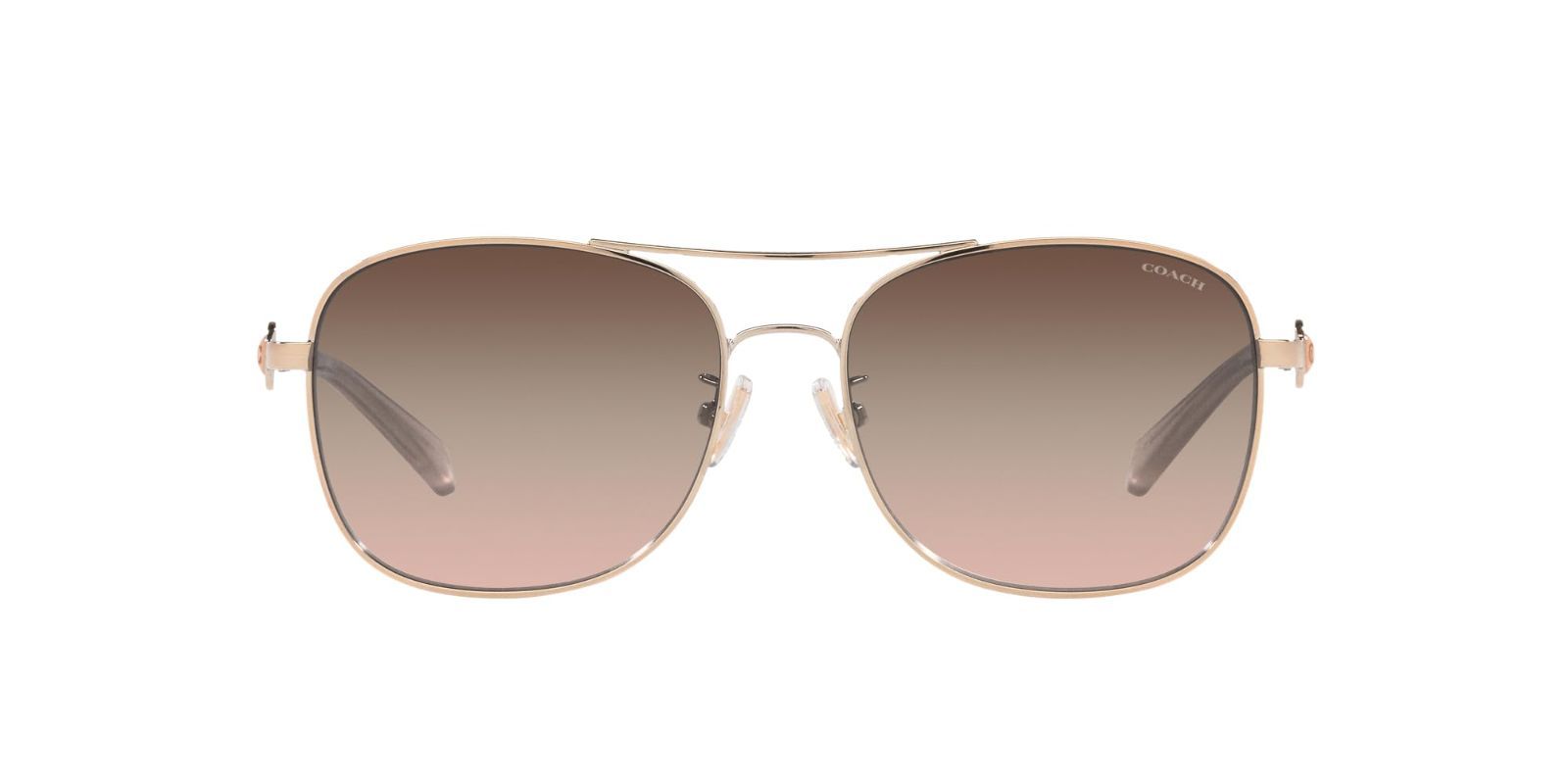 在庫 コーチ サングラス HC7127 レディース SHINY ROSE GOLD 56