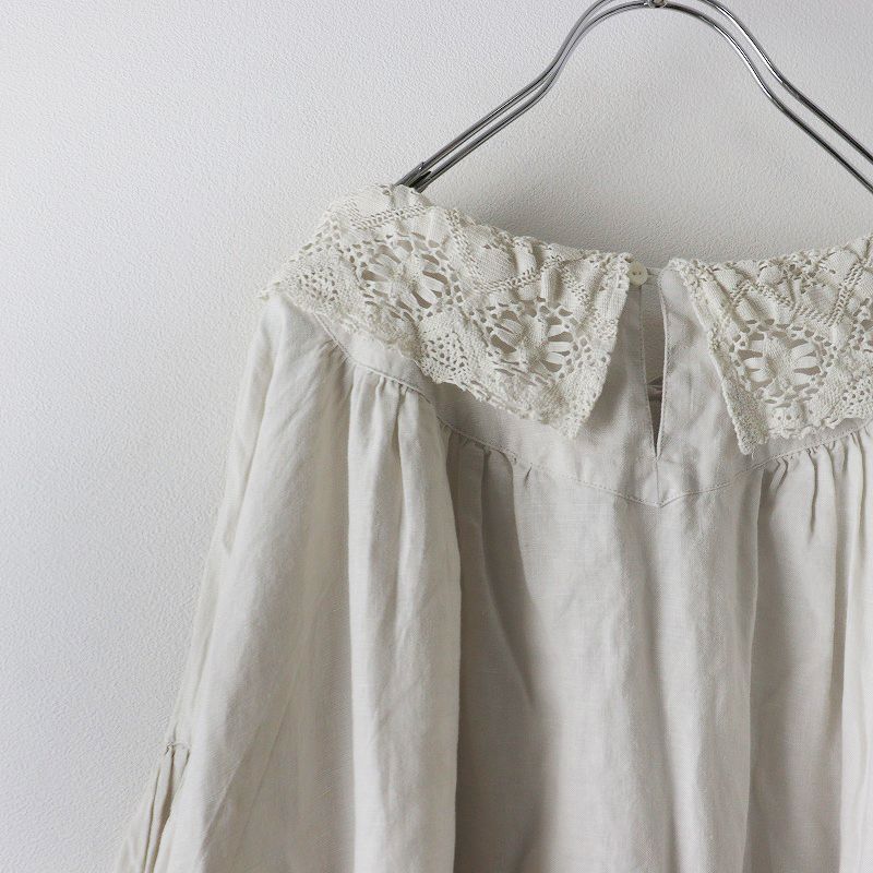 2021SS ネストローブ nest Robe レースカラー2wayスモック ワンピース