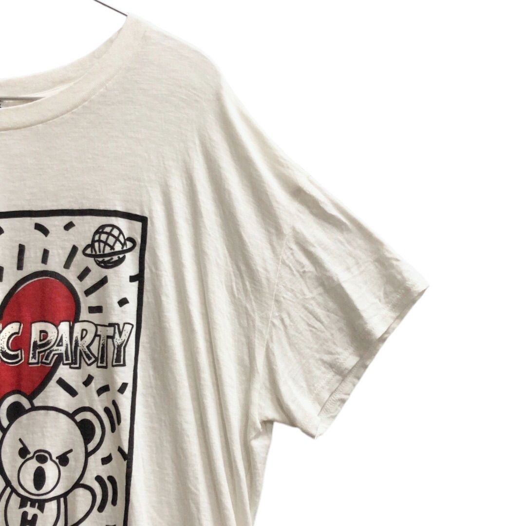 ヒステリックグラマー HYS PARTY オーバーサイズ Tシャツ 大きめ ヒスベア ロゴ プリント 01213CT03 FREE 10135898 10135898 HYSTERIC GLAMOUR（ヒステリックグラマー）の「HG PARTY