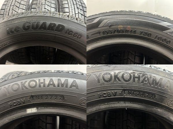 YOKOHAMA iceGUARD iG60 155/65R14 14インチ スタッドレス 4本 YOKOHAMA iceGUARD iG60 155/65R14 14インチ スタッドレス 4本
