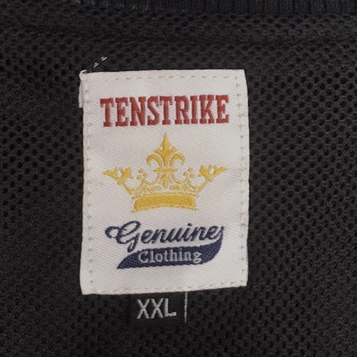 3L XXL 刺繍 スカジャン TENSTRIKE ハローキティ コラボ ハローミミィ サンリオ ジャガード袖 ジャケット アウター ビッグサイズ 大きいサイズ ブラック×ピンク 6326569 GULLKHAN_COM