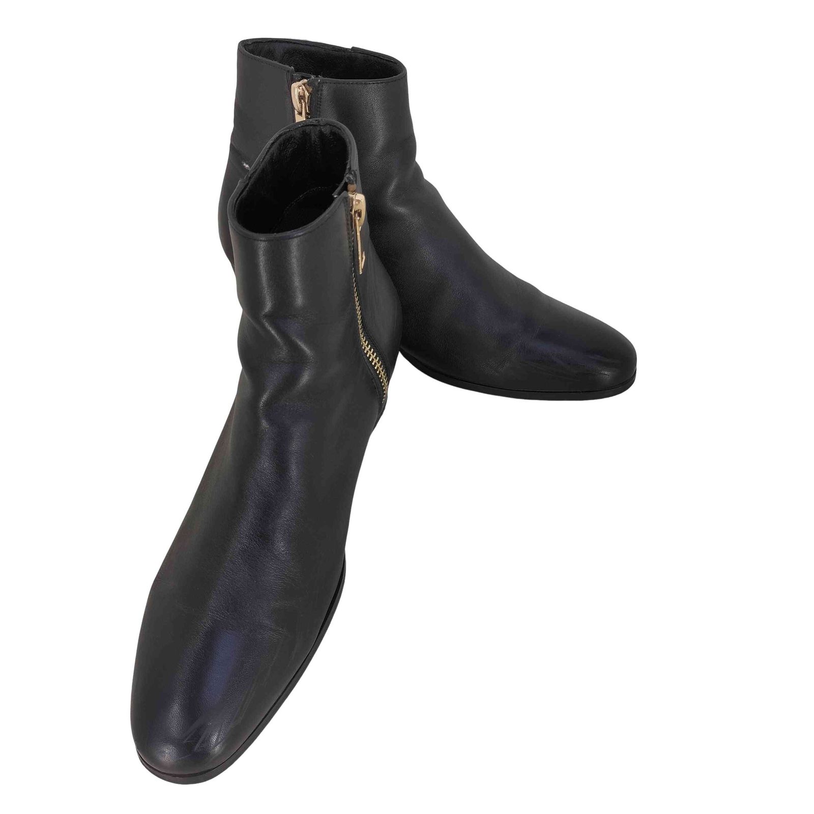 endevice レザーヒールブーツ サイズ44 endevice ブーツ サイドゴア レザー リングブーツ / チェーン