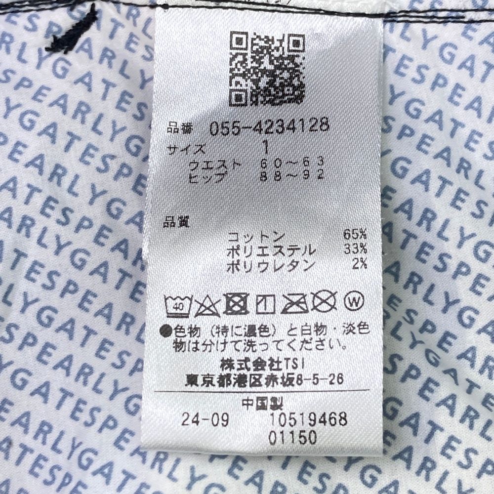 サイズ：1 PEARLY GATES パーリーゲイツ 2024年モデル スカート 総柄