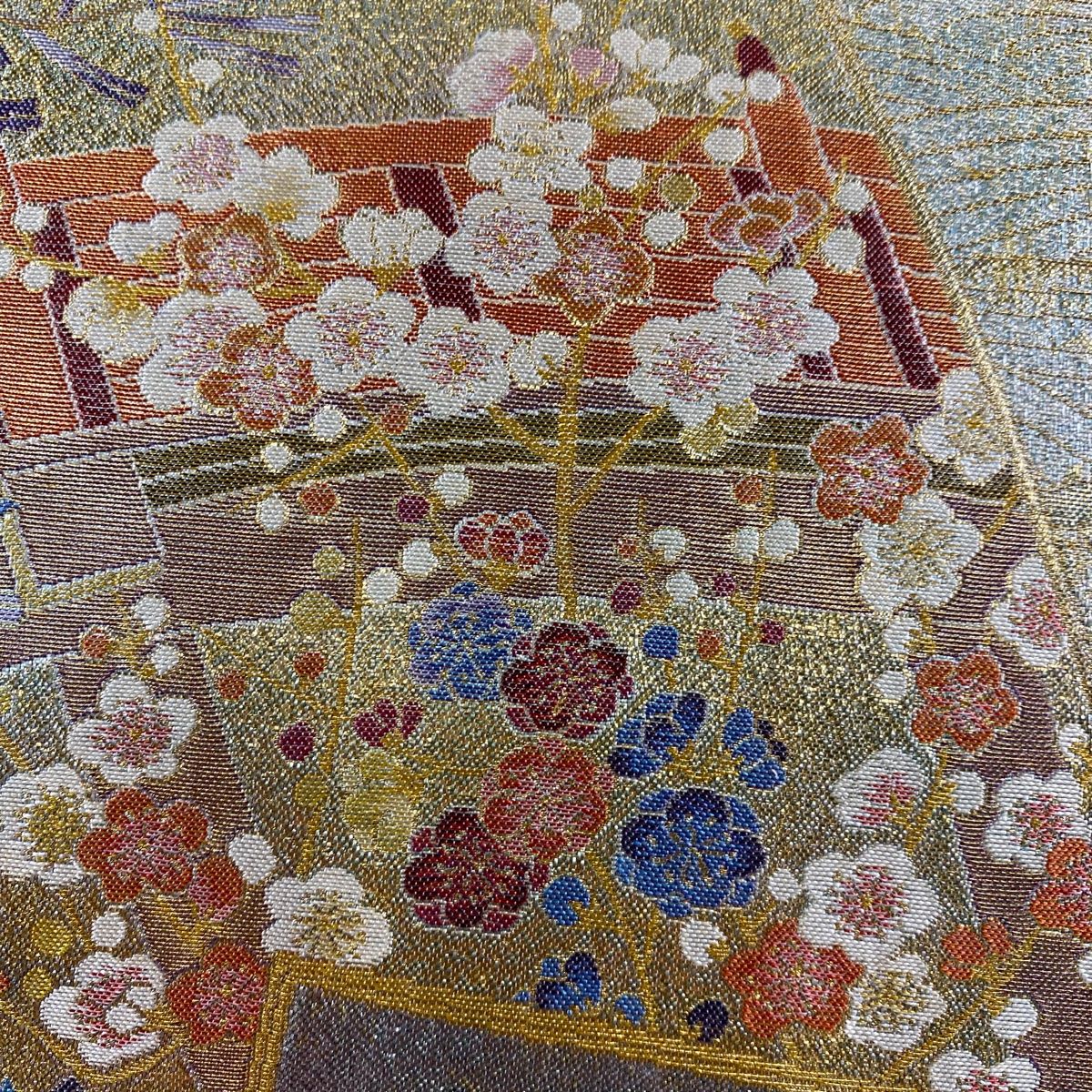 花鳥 金糸