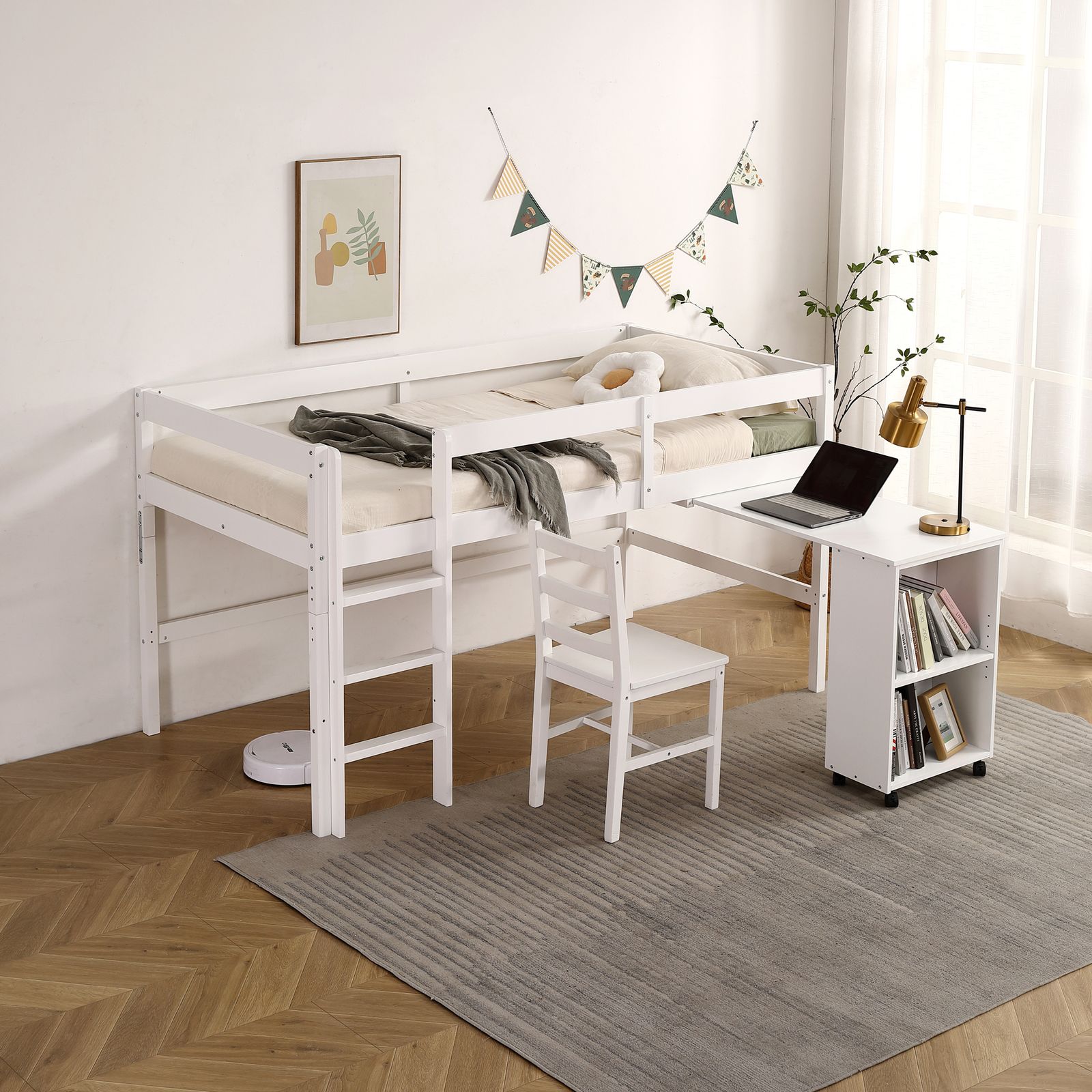 コンパクト 本棚付き