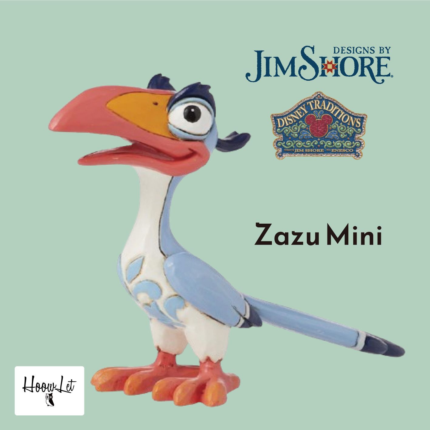 ジムショア ライオンキング ザズー ミニ 鳥 飾り 置物 ディズニー フィギュア 人形 ギフト プレゼント おしゃれ インテリア アンティーク Zazu Mini ディズニートラディション JIM SHORE 正規輸入