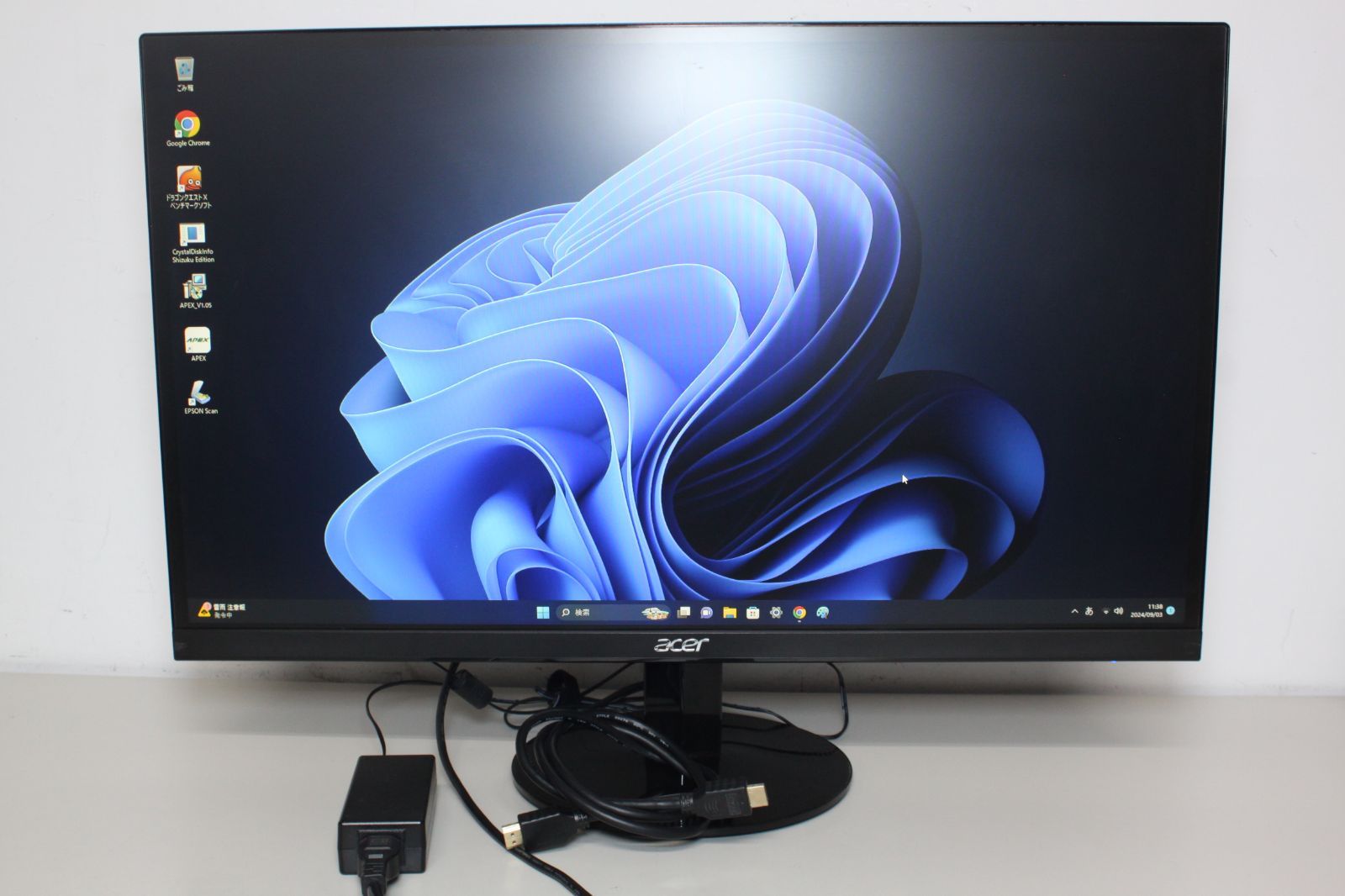 Acer/フルHD液晶モニター/SA270Abmi/27インチ ⑥