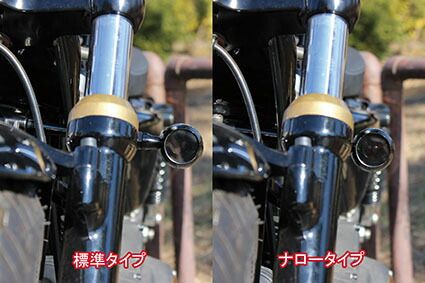 ナロー フレームマウントウインカーステー クロームメッキ 取付ネジサイズ M10-P1.25 1996〜22年スポーツスター BRIGHTFACE_UK