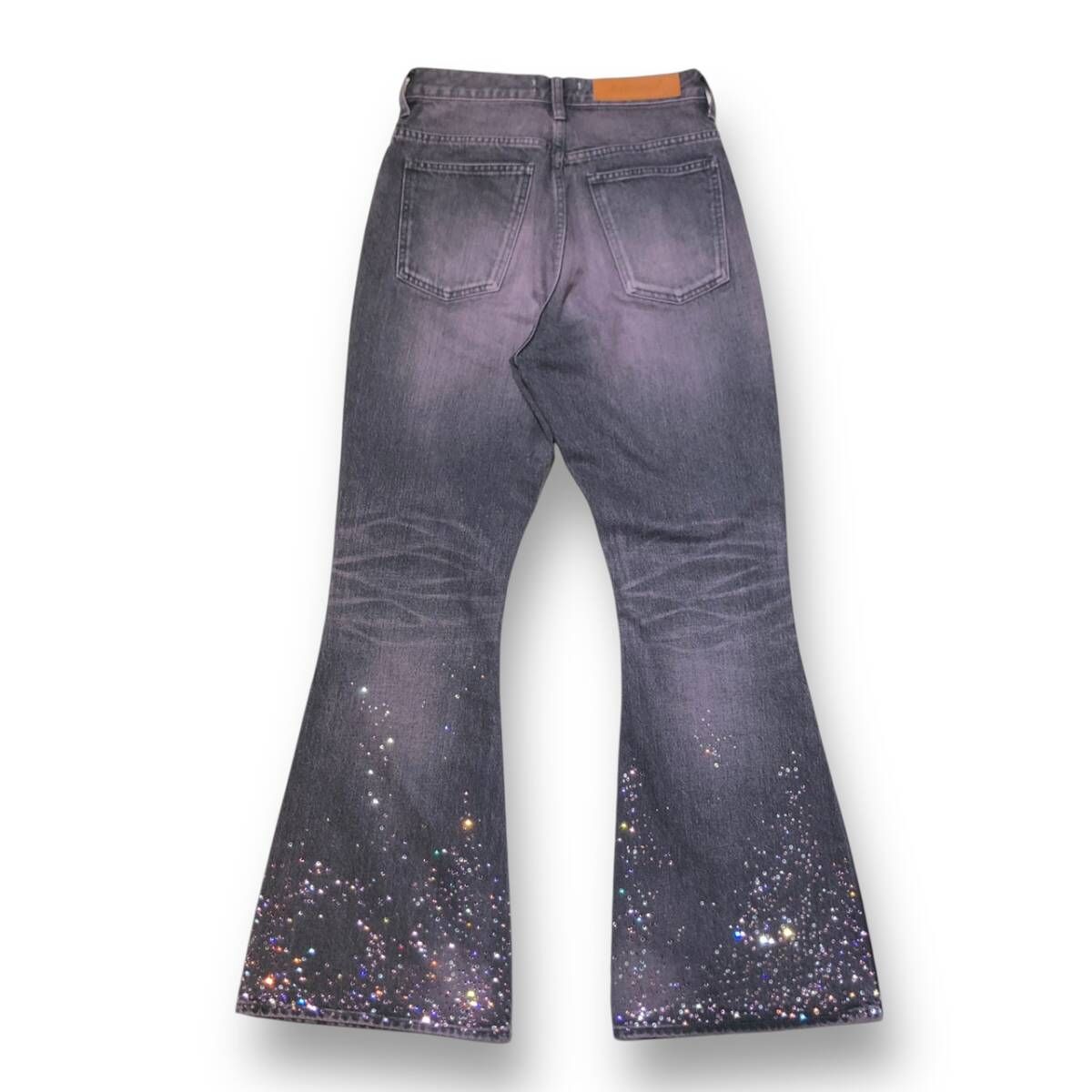 パンツ MASU 24aw STARDUST BELL-BOTTOM JEANS 44 24AW】MASU ”MASU BOYS” STARDUST BELL-BOTTOM JEANS (BLACK