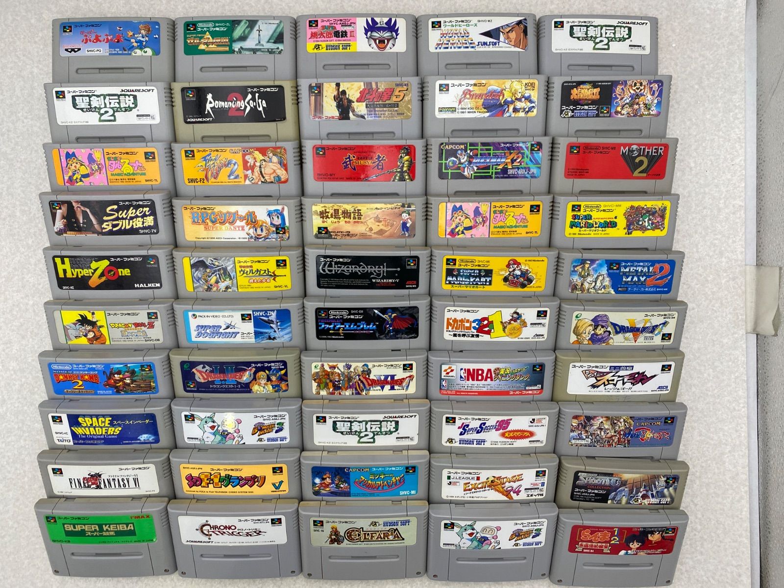 スーパーファミコンソフト まとめ売り 100点