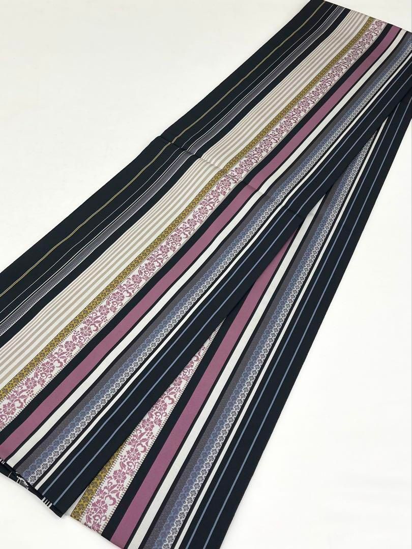 博多織 リバーシブル 全通 袋帯 献上柄 鳥 金糸 正絹 ガード加工済 Q812 博多織 リバーシブル 全通 袋帯 献上柄 鳥 金糸 正絹 ガード加工済