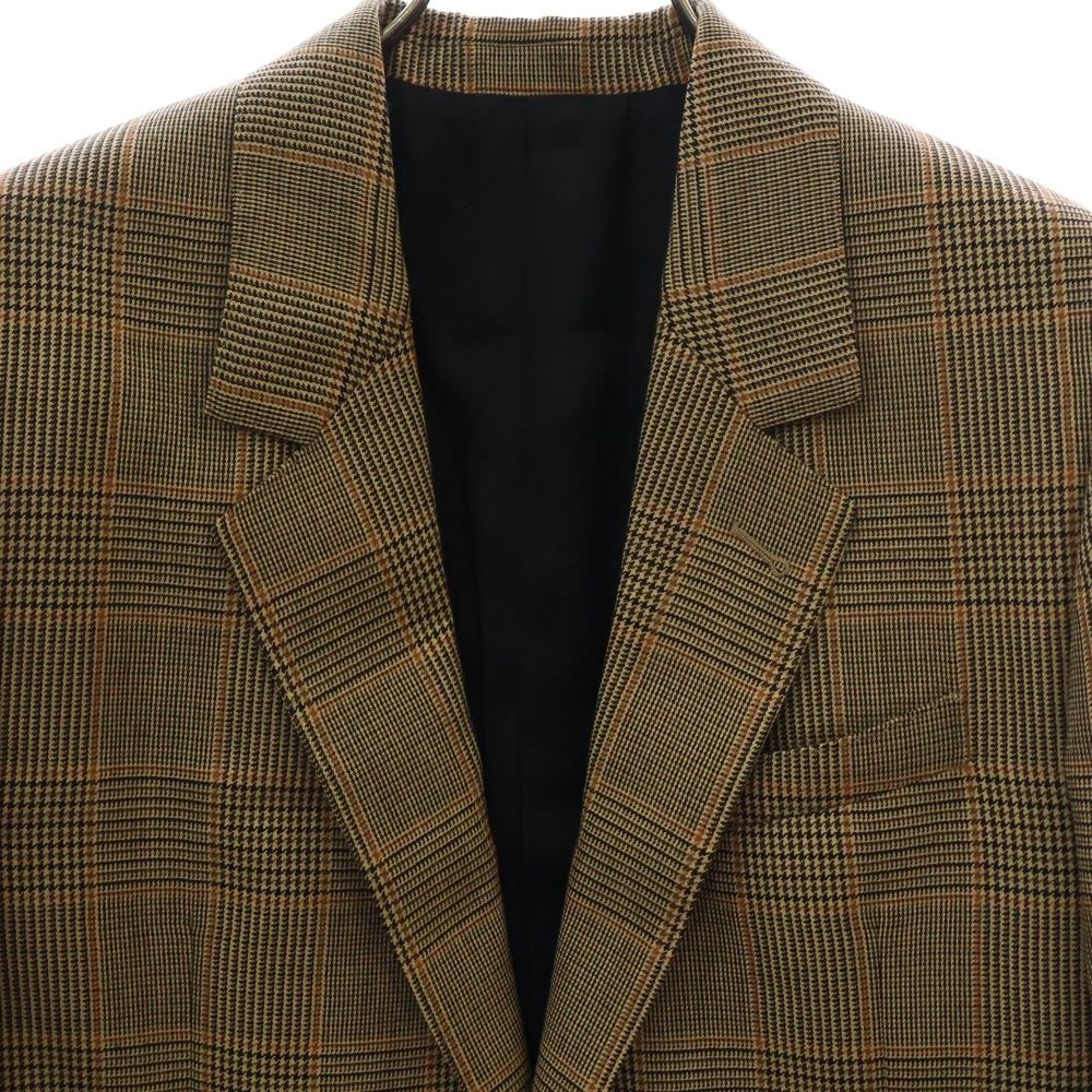 CELINE (セリーヌ) ウールチェックテーラードジャケット レディース