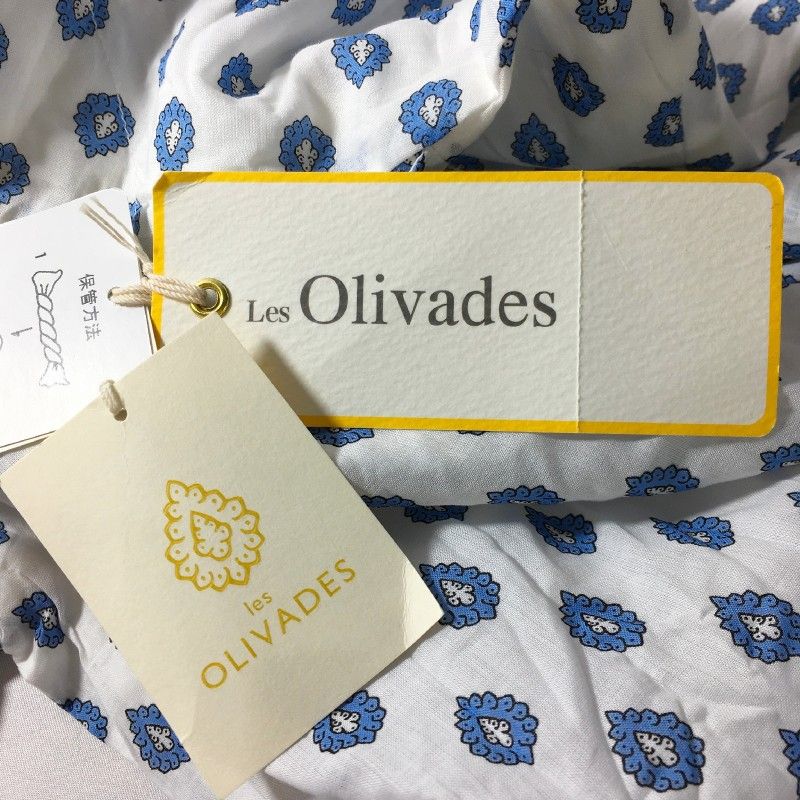 新古品 Les Olivades レゾリヴァード 半袖シャツ ホワイト