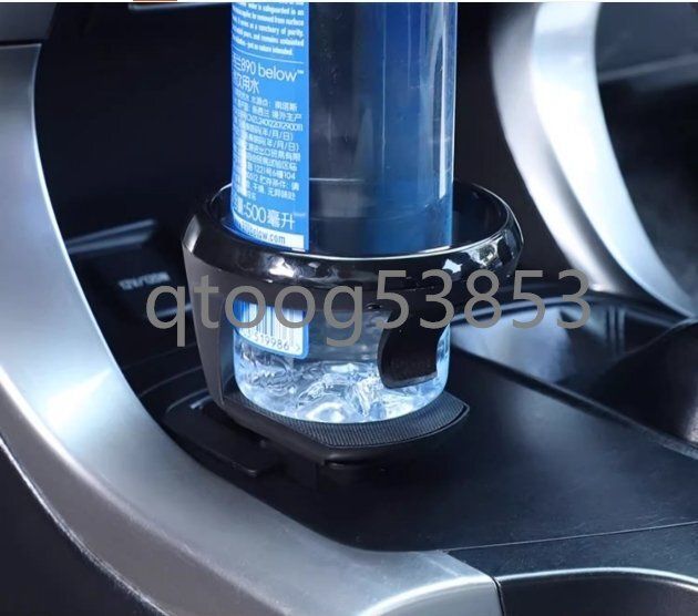 トヨタ ランドクルーザープラド 120系 2002 - 2009年 ドリンク カップホルダー 飲み物 缶 ペットボトル車用コップラック1個YR