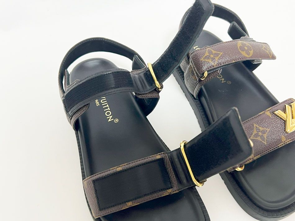 ルイヴィトン サンダル レディース LOUIS VUITTON ルイヴィトン LV サンセット・ライン サンダル