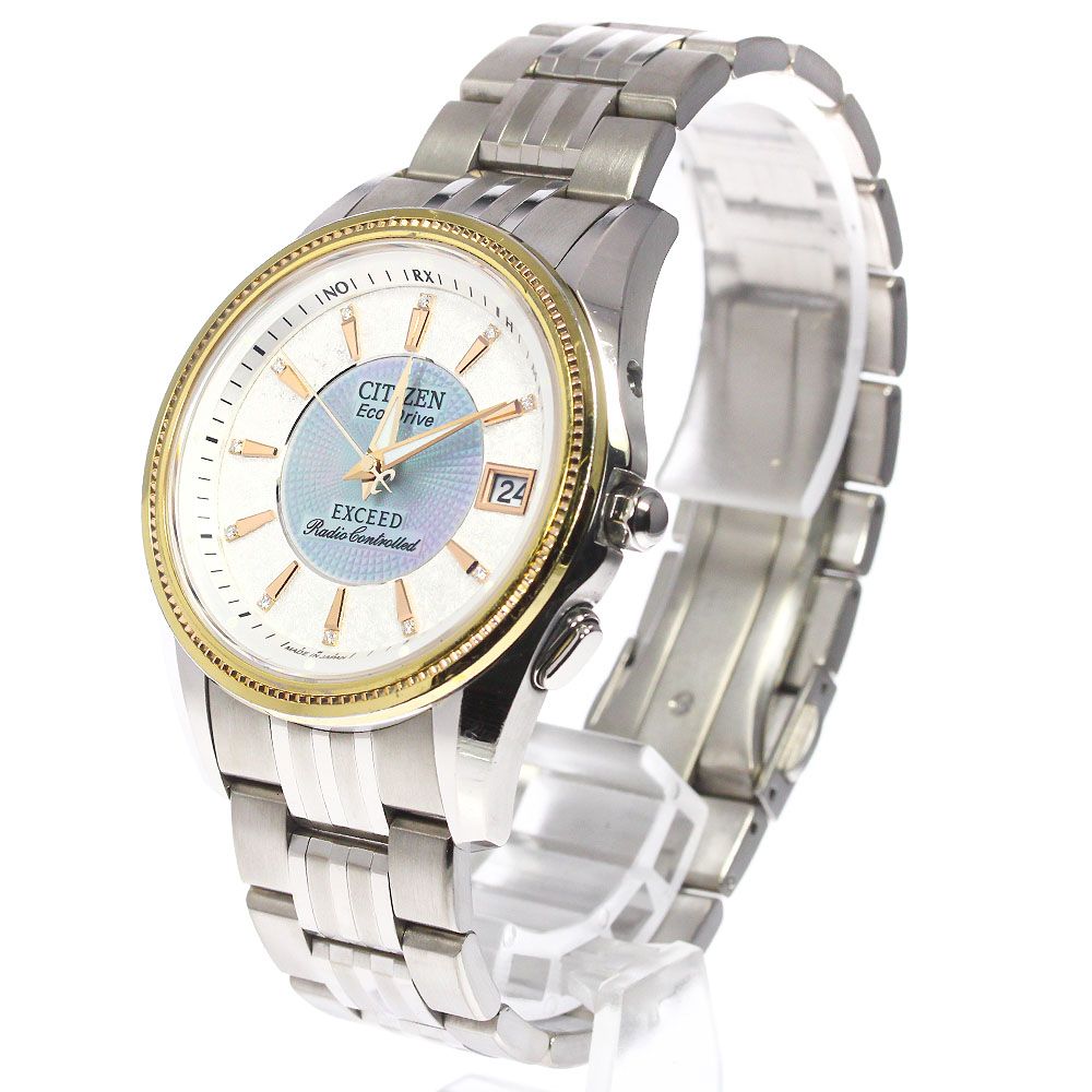 シチズン CITIZEN H111-T013881 エクシード エコドライブ 11P ソーラー電波 メンズ_746583