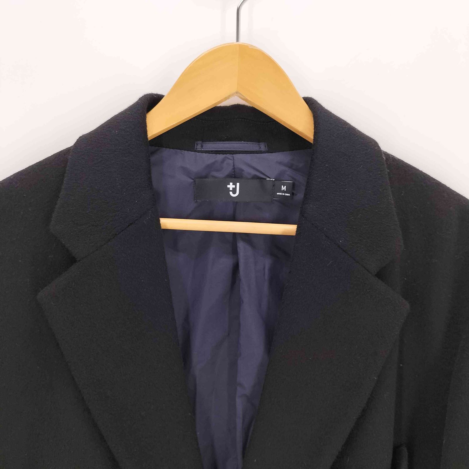 Uniqlo +J カシミヤチェスターコート Mサイズ 黒 ユニクロ プラスj