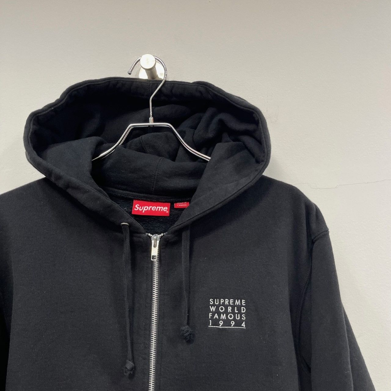 Supreme World Famous Zip Up Hooded Sweatshirt ワールドフェイマス