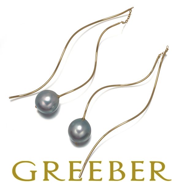 TASAKI タサキ ピアス パール 真珠 9.1mm/9.3mm スパイラル ウェーブ