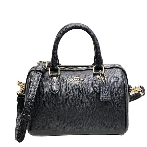 コーチ バッグ レディース COACH ショルダーバッグ クロスグレイン レザー ミニ ローワン クロスボディ CH157 IMBLK ブラック -  メルカリ