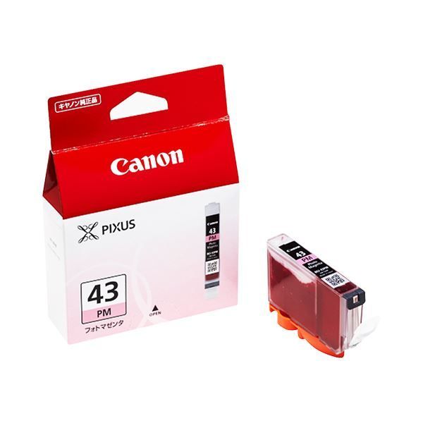 （まとめ） キヤノン Canon インクタンク BCI-43PM フォトマゼンタ 6381B001 1個 