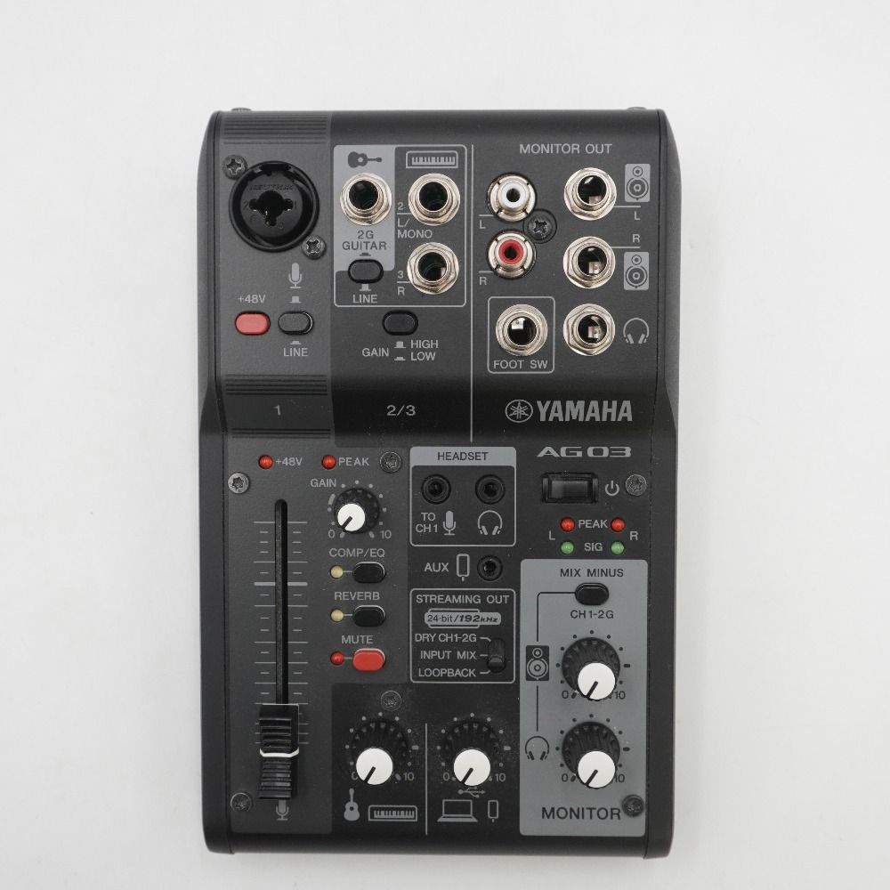 YAMAHA AG03mk2 オーディオインターフェイス Amazon.co.jp: 【Amazon.co.jp限定】ヤマハ YAMAHA ライブ