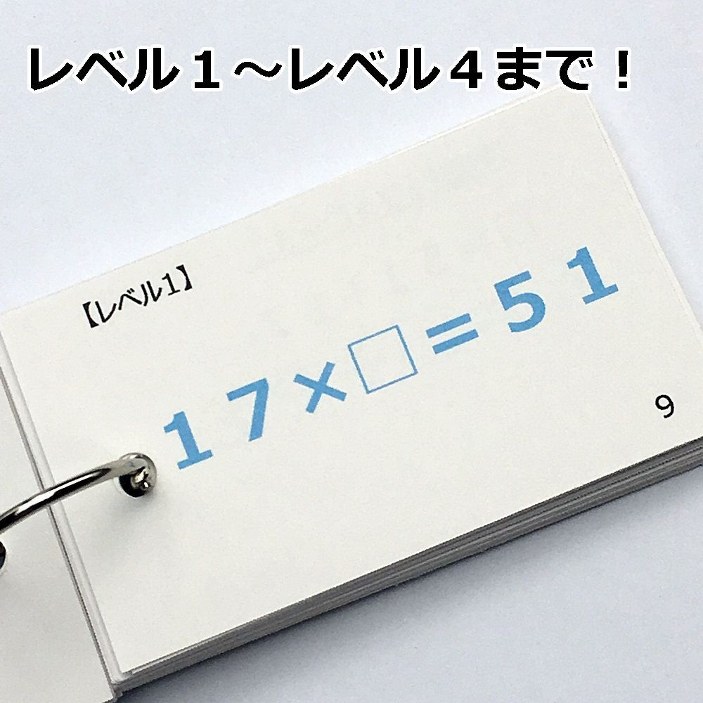 思考力をアップさせるための算数の基本問題、計算カードセット　中学受験算数 思考力をアップさせるための算数の基本問題、計算カードセット