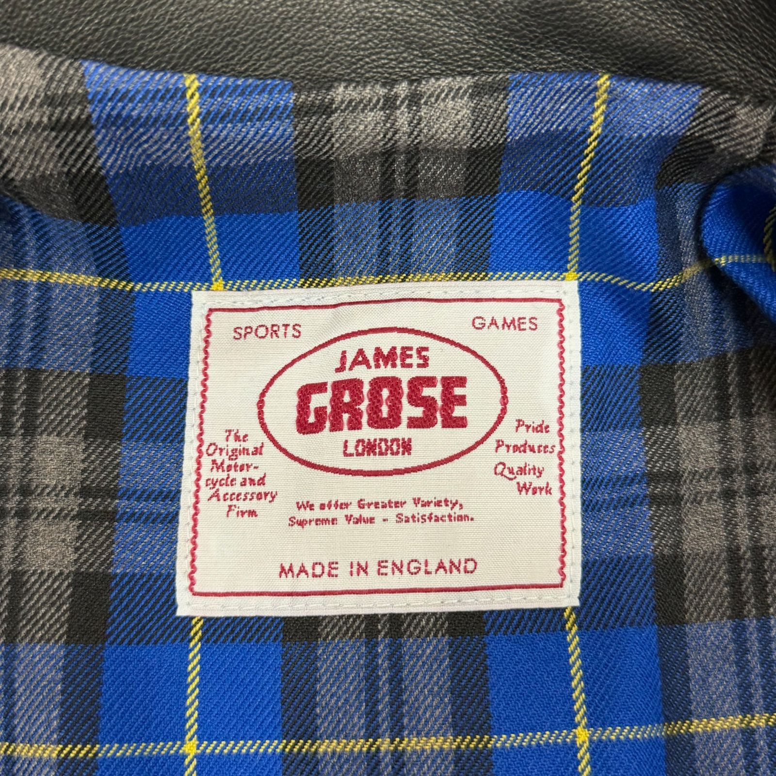 定価165000円 uniform experiment 21AW JAMES GROSE LEATHER