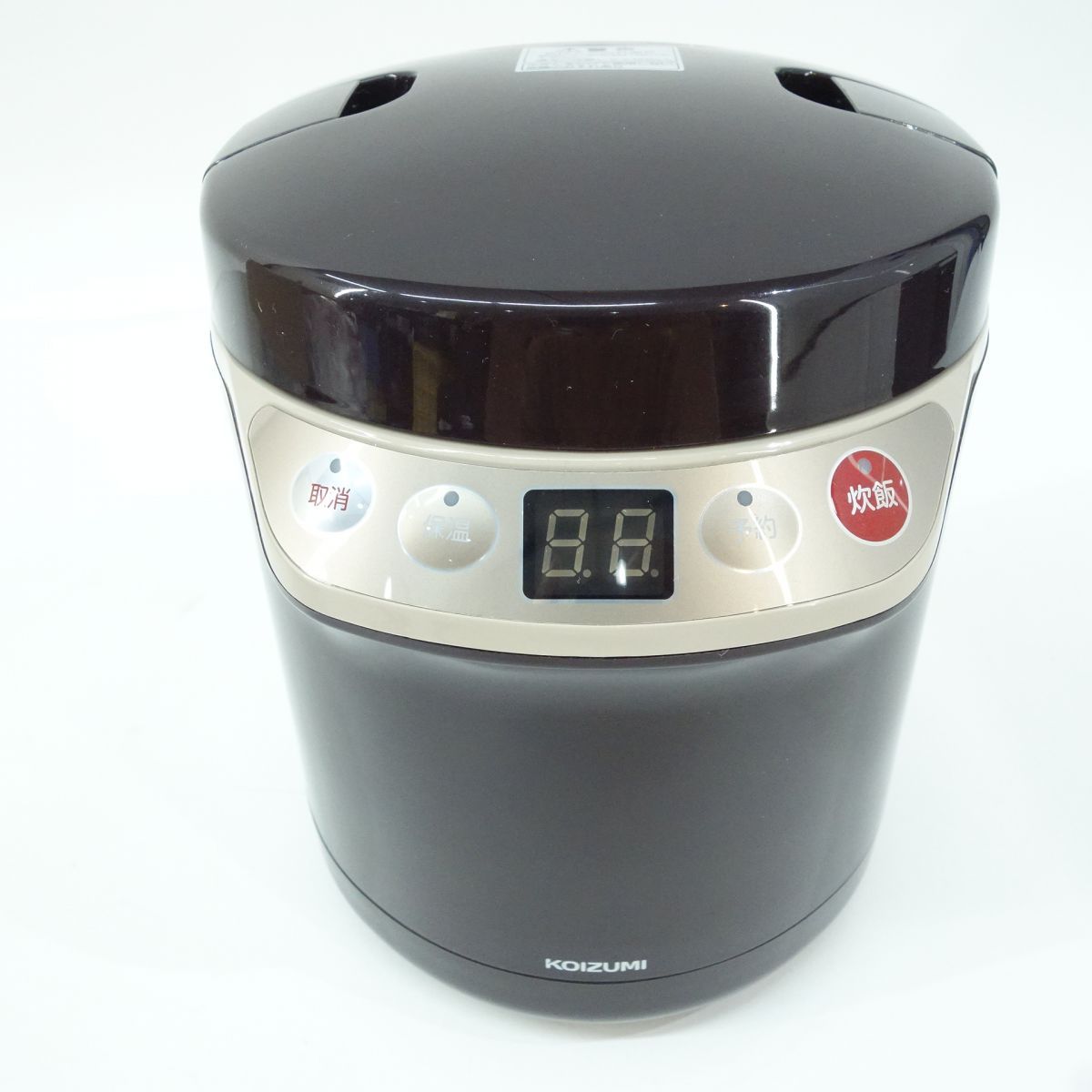KOIZUMI コイズミ ライスクッカーミニ 小型炊飯器 KSC-1511/T ブラウン 