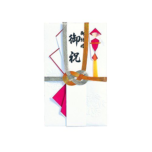 （まとめ買い）マルアイ 金銀10本結切 御結婚御祝 短册入 ｷ-155B 【×10セット】