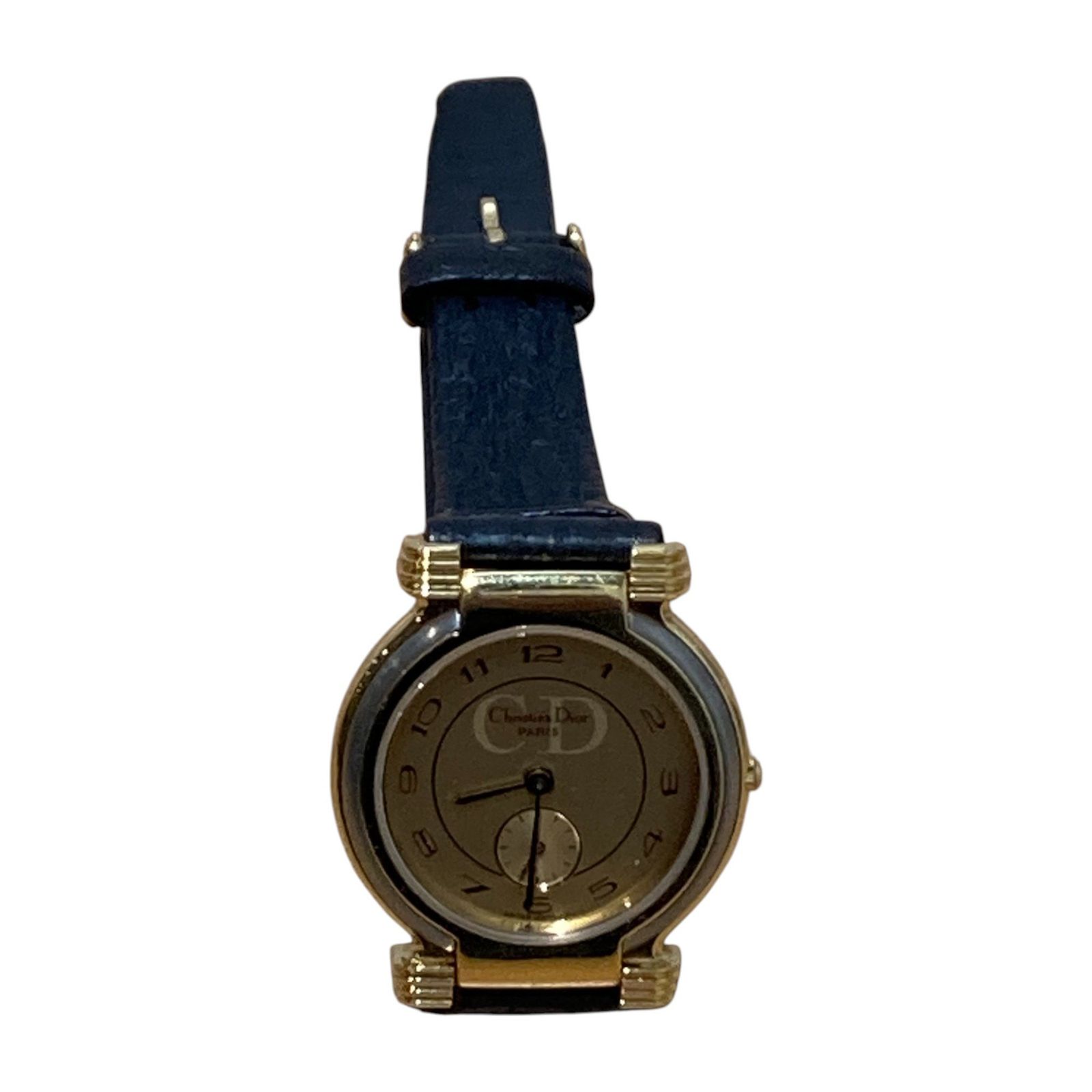 Christian Dior クリスチャンディオール - Vintage スモールセコンド ロゴリストウォッチ レディース ゴールド
