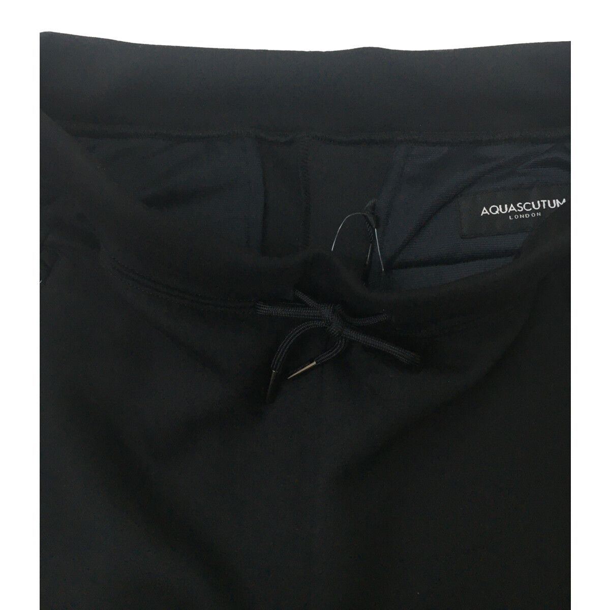 未使用品 メンズ アクアスキュータム Aquascutum パンツ 82cm 黒