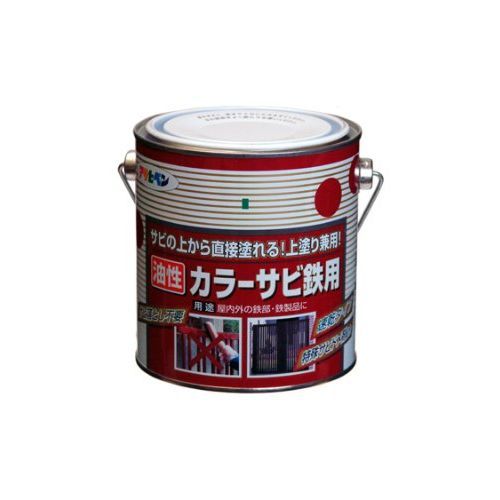 まとめ買い）アサヒペン カラーサビ鉄用 0.7L 黄色 【3缶セット 