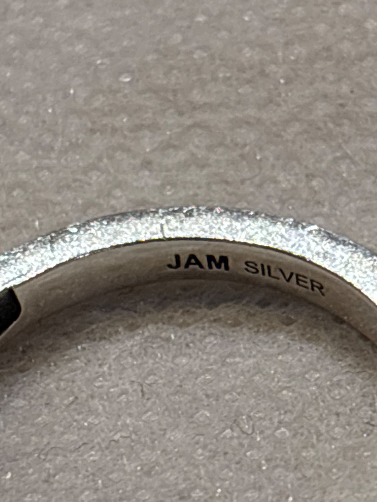 人気GIZ柄)JAMHOMEMADEシルバーリング19号2個 NOブランドブレスレット